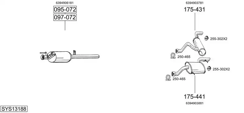 BOSAL SYS13188