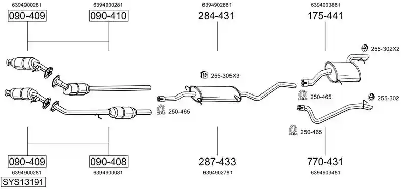 BOSAL SYS13191