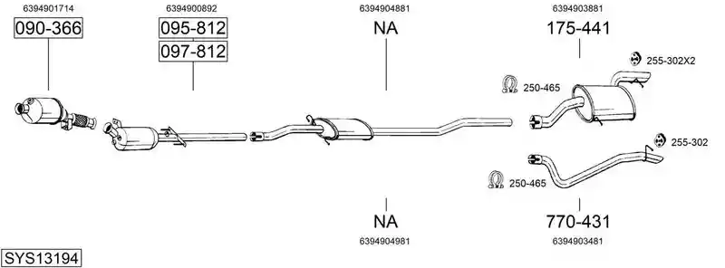 BOSAL SYS13194