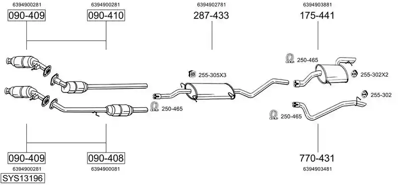 BOSAL SYS13196