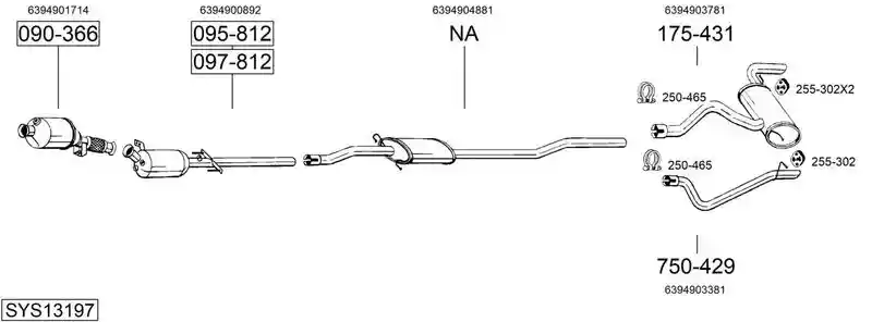 BOSAL SYS13197
