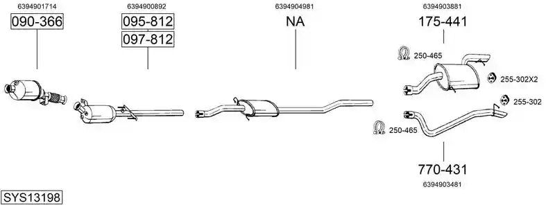 BOSAL SYS13198