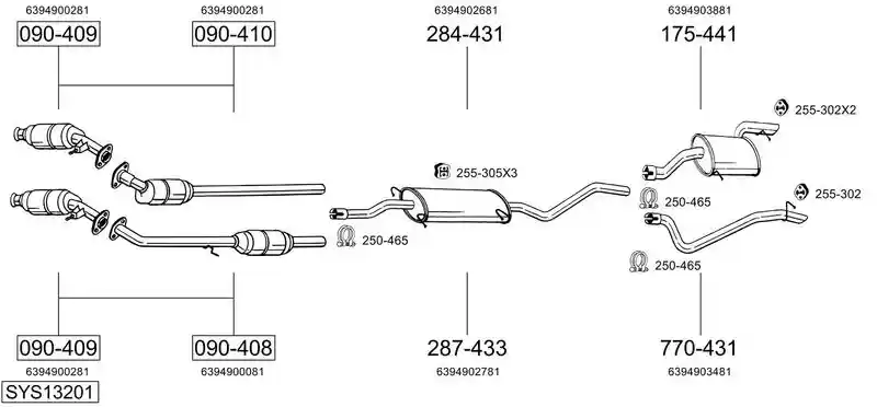 BOSAL SYS13201