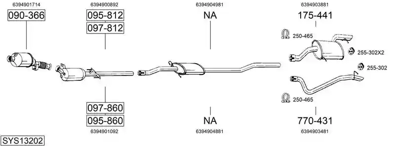 BOSAL SYS13202