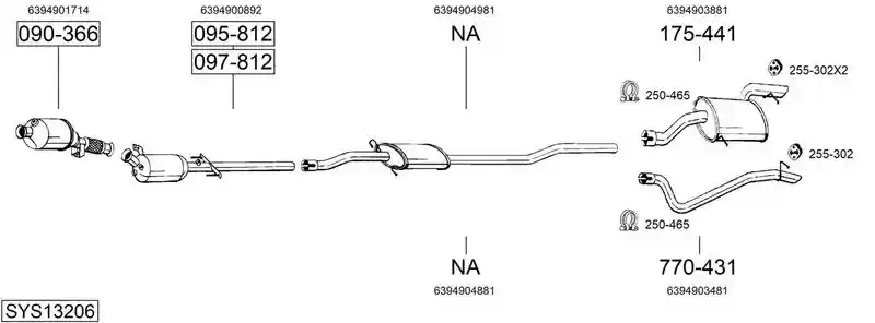 BOSAL SYS13206