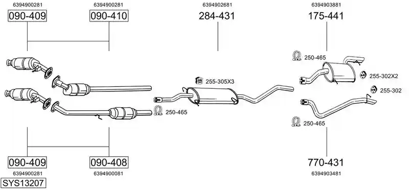 BOSAL SYS13207