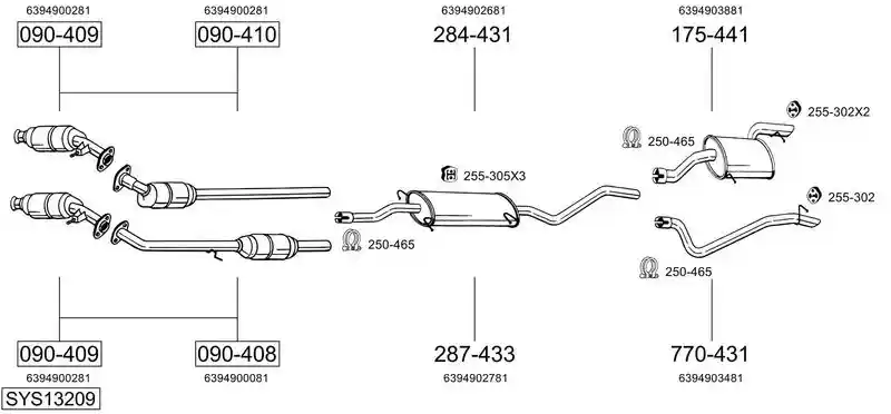 BOSAL SYS13209