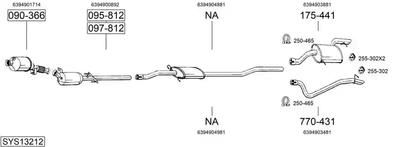 BOSAL SYS13212