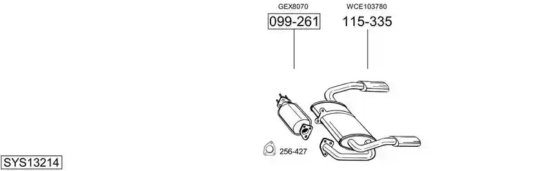 BOSAL SYS13214
