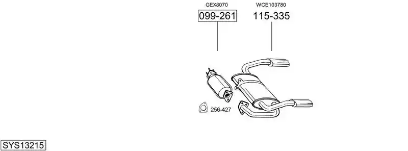 BOSAL SYS13215