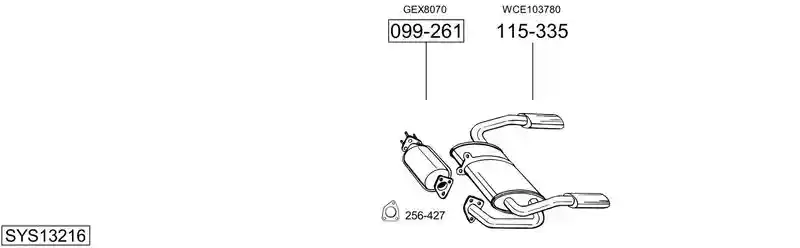 BOSAL SYS13216