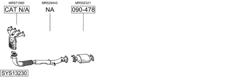 BOSAL SYS13230