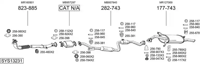 BOSAL SYS13231