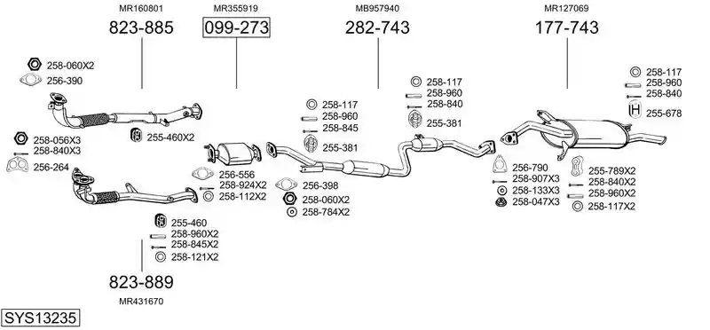 BOSAL SYS13235
