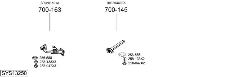 BOSAL SYS13250