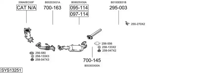 BOSAL SYS13251