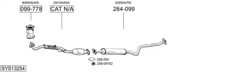 BOSAL SYS13254