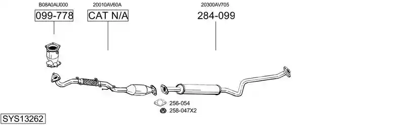 BOSAL SYS13262