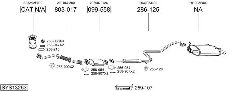BOSAL SYS13263