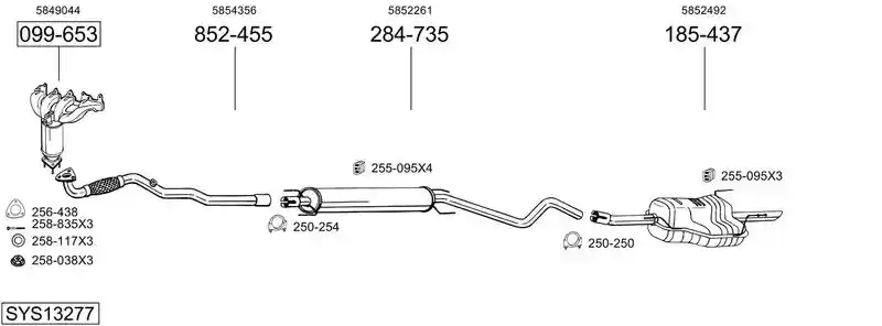 BOSAL SYS13277