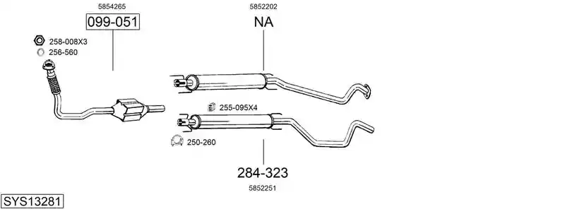 BOSAL SYS13281