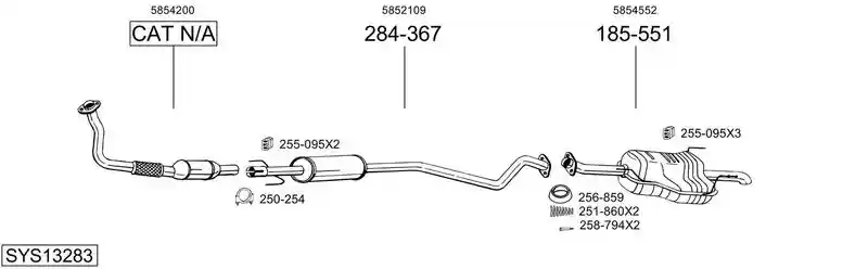 BOSAL SYS13283
