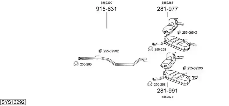 BOSAL SYS13292