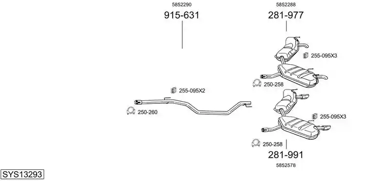 BOSAL SYS13293