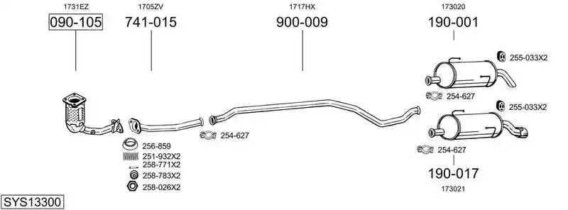 BOSAL SYS13300
