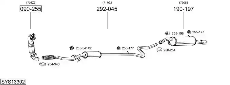 BOSAL SYS13302