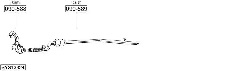 BOSAL SYS13324