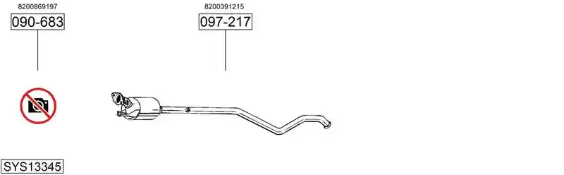 BOSAL SYS13345