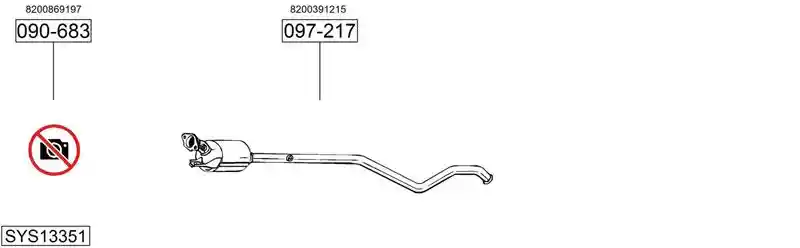 BOSAL SYS13351
