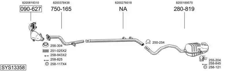 BOSAL SYS13358