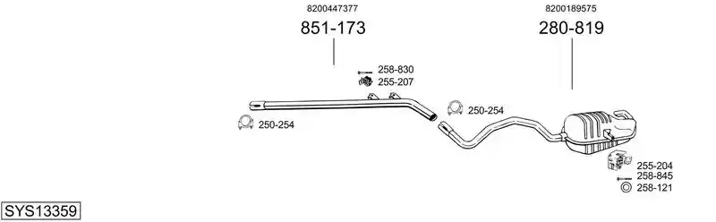 BOSAL SYS13359