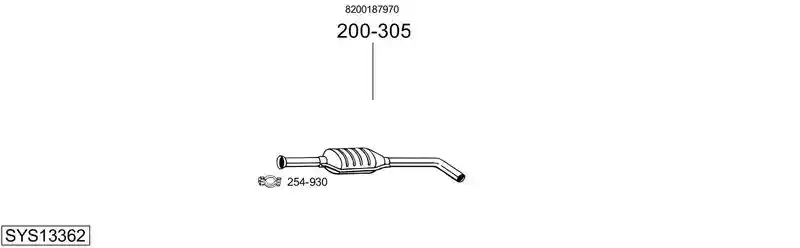 BOSAL SYS13362