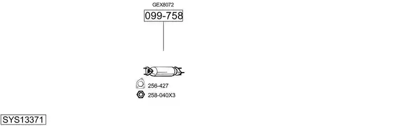 BOSAL SYS13371