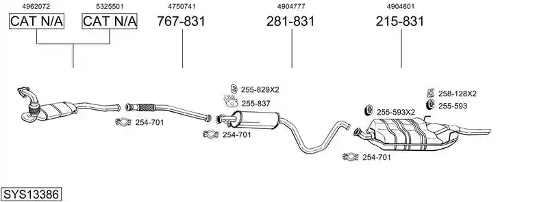 BOSAL SYS13386