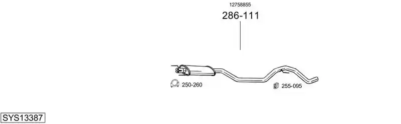 BOSAL SYS13387