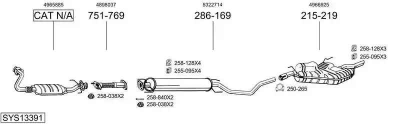 BOSAL SYS13391