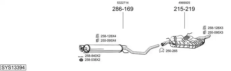 BOSAL SYS13394