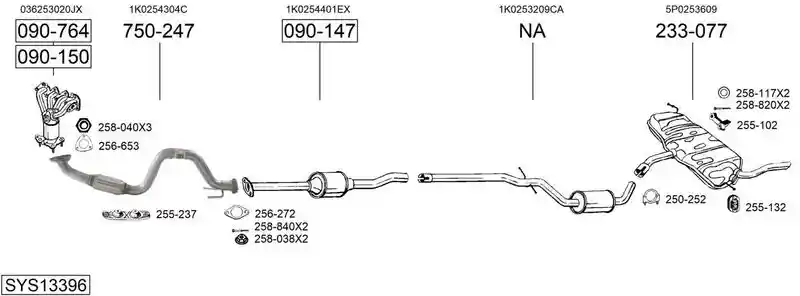 BOSAL SYS13396