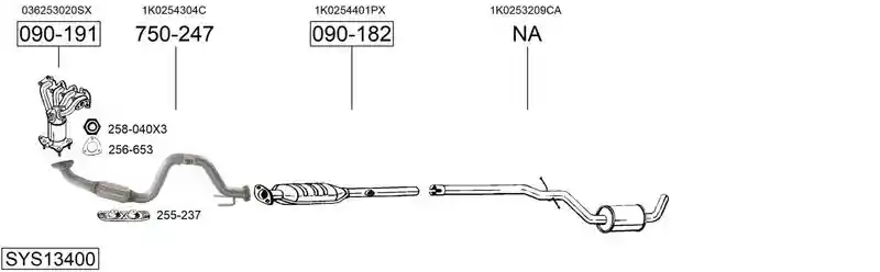 BOSAL SYS13400
