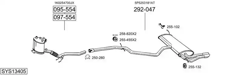 BOSAL SYS13405