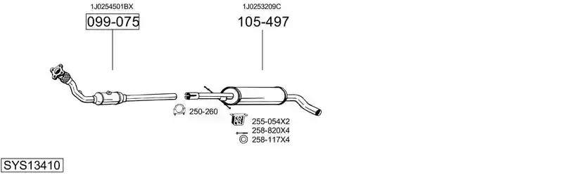 BOSAL SYS13410