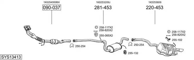 BOSAL SYS13413