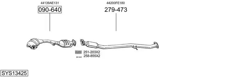 BOSAL SYS13425
