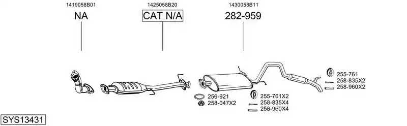 BOSAL SYS13431