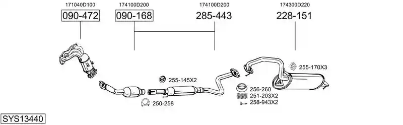 BOSAL SYS13440