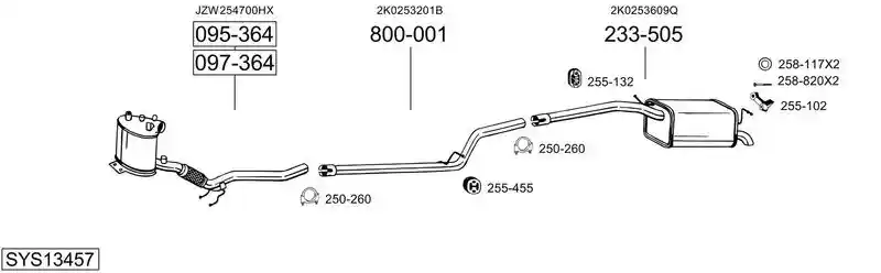 BOSAL SYS13457